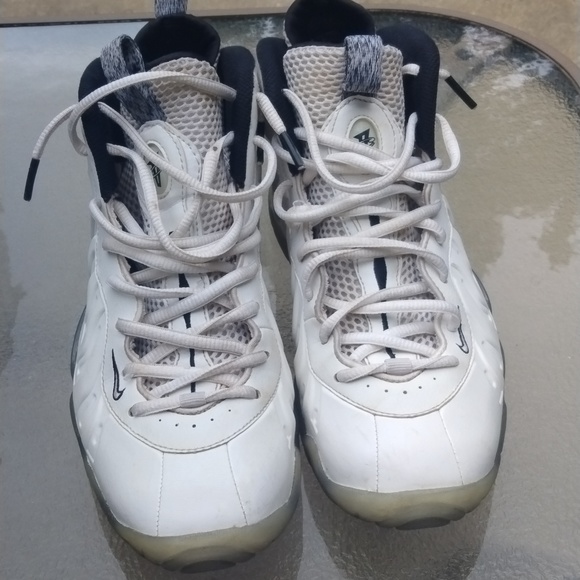 Size 7(GS) - Nike Little Posite One Mid White Ice - Picture 2 of 7